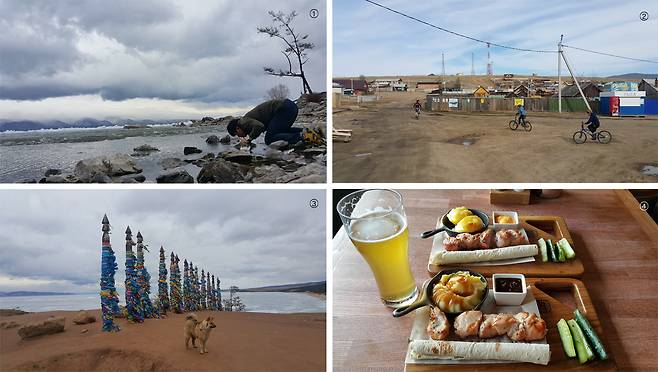 1 바이칼 호수를 한 모금 마신다. 온몸의 혈관이 깨끗해지는 맛.