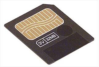 스마트 미디어 카드.