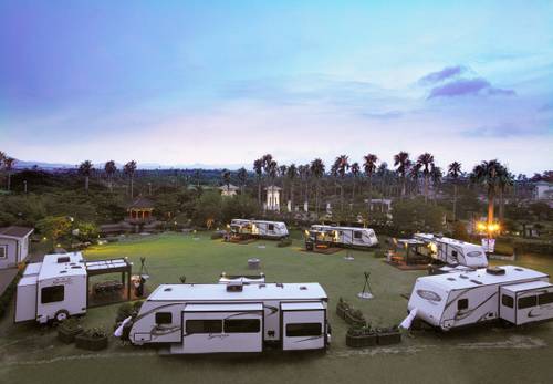 롯데호텔제주 캠핑존 가든