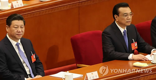 중국 시진핑(習近平) 국가주석(왼쪽)과 리커창(李克强) 총리. (연합뉴스 자료사진)