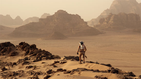 인류는 화성에 식민지를 만들 수 있을까. 사진은 영화 ‘마션’의 한 장면.