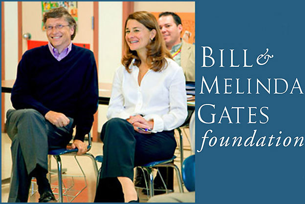 빌 게이츠(왼쪽) 마이크로소프트 창업자와 그의 아내 멜린다(오른쪽)가 세운 &lsquo;빌&amp;멜린다 게이츠 재단&rsquo;.