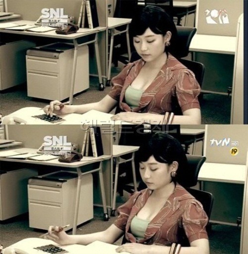 [배우 김슬기. 사진=tvN 'SNL' 방송화면 캡처]