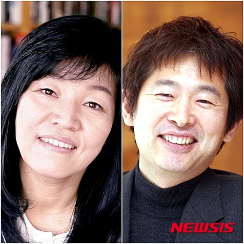 【서울=뉴시스】신경숙(왼쪽), 남진우씨