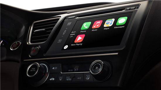 애플 카플레이 구동화면