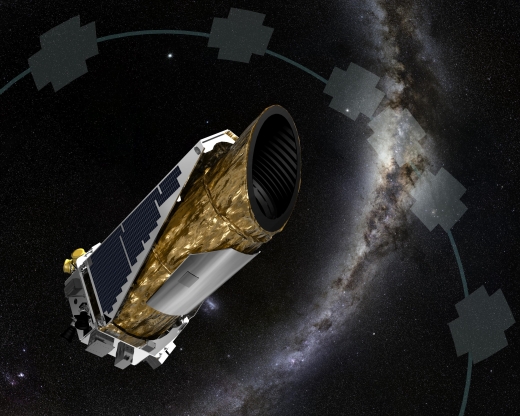 행성 사냥꾼 케플러 우주망원경 상상도. 제2기 K2 미션을 수행하고 있다.