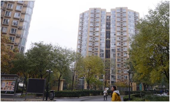 중국 베이징 하이디엔구의 한 아파트 단지 모습. 김주영기자