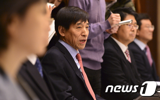 이주열 한국은행  총재. 2016.1.27/뉴스1 © News1 신웅수 기자