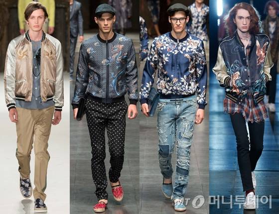 /사진=발렌티노, 돌체 앤 가바나, 생 로랑 2016 Spring 맨즈웨어 컬렉션