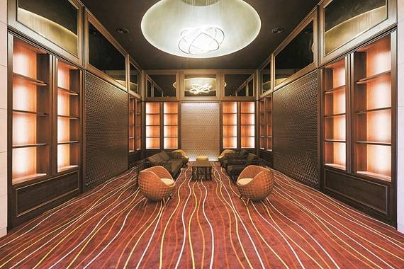 골든튤립 제주함덕 호텔의 로비 라운지