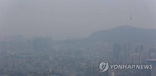 미세먼지 가득한 서울(자료사진)