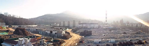 터파기 공사가 시작된 서울 강남구 개포동 개포주공 2단지 전경. 이달 `래미안 블레스티지`라는 이름을 달고 첫 분양에 나선다.  [사진 제공〓삼성물산]