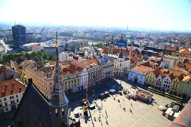 맥주의 도시, 플젠 구시가지. 역사의 숨결이 깃든 도시다.