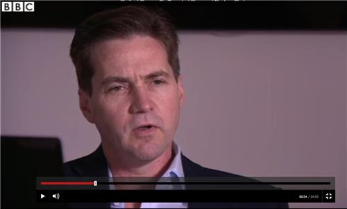 비트코인 개발자 크레이그 라이트, BBC 인터뷰 장면 (BBC 웹사이트 캡처)