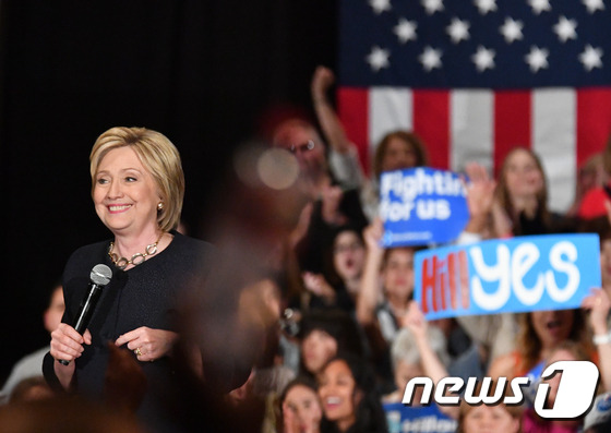 힐러리 클린턴 미국 전 국무장관. © AFP=뉴스1