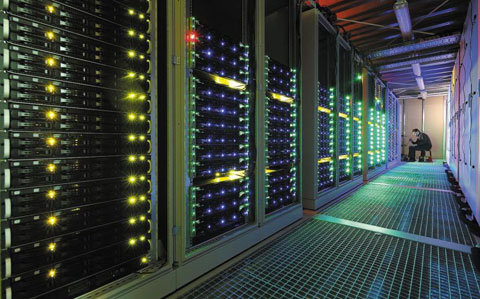 사우디 킹압둘라과학기술대에 구축돼 있는 세계 7위의 수퍼컴퓨터 사힌Ⅱ. /KAUST 제공
