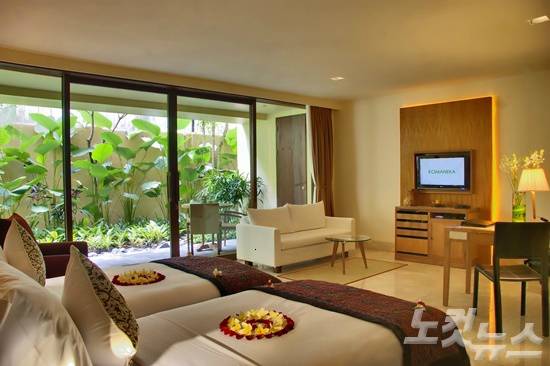 디럭스룸의 크기가 타 리조트 스위트룸만 한 넓이다. (사진=클럽발리 제공)