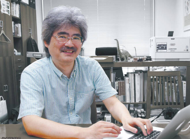 지난달 26일 일본 나고야대에서 만난 사토 사토시 교수(전자정보시스템 전공). 그는 소설은 답이 없는 영역으로 머신러닝이 불가능하며, 향후 발전가능성도 낮은 것으로 예상했다.