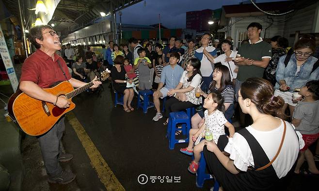 대인예술시장 야시장 길거리 음악회.
