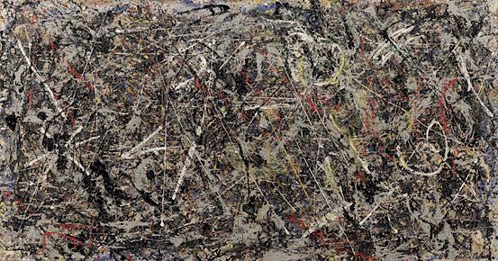 페기 구겐하임 미술관에서 전시 중인 잭슨 폴록의 'Alchemy(연금술)'. ⓒJackson Pollock, by SIAE 2008