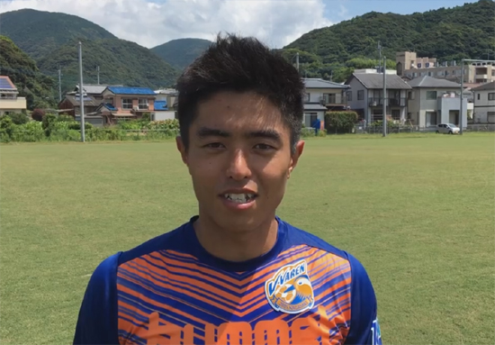 일본 프로축구 J2리그 V-바렌 나가사키로 임대 이적한 백성동의 모습이다. 사진ⓒV-바렌 나가사키 공식 페이스북 캡쳐