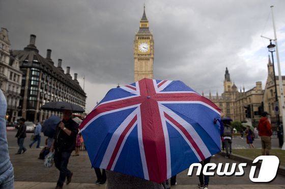 영국 센트럴런던의 국회의사당 앞. © AFP=뉴스1