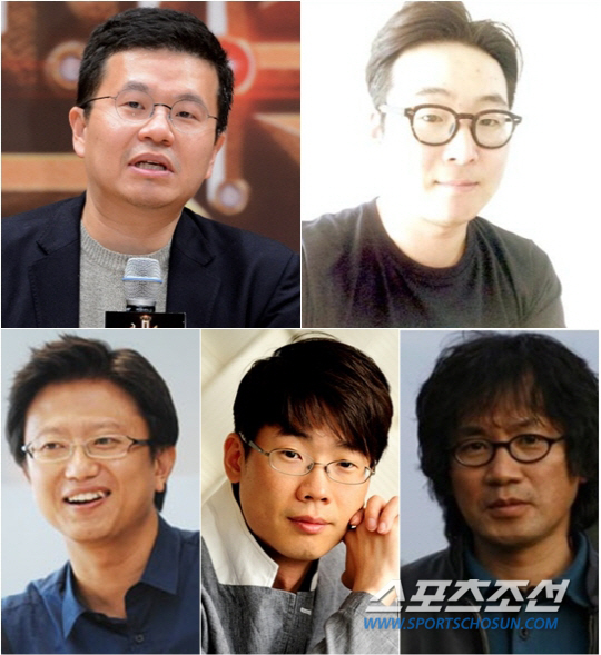 (왼쪽위부터 시계방향) 박상혁, 김주형, 남규홍, 조효진, 장혁재PD