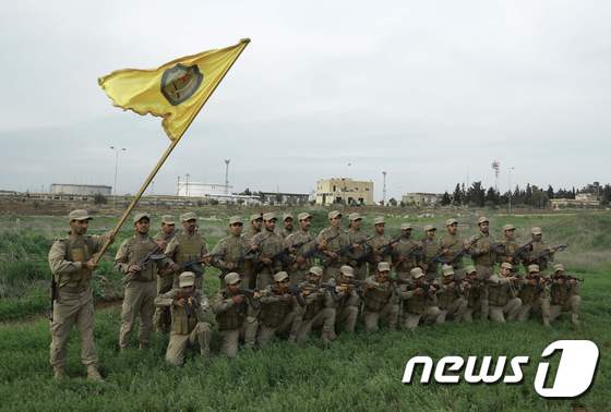 시리아 YPG(시리아쿠르드민병대). © AFP=뉴스1
