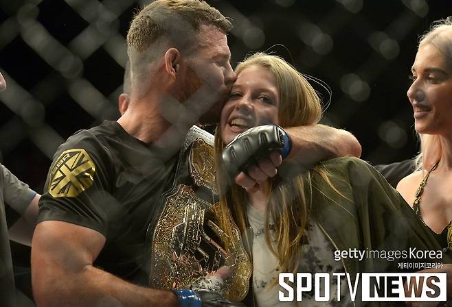 ▲ 마이클 비스핑은 가족을 위해 종합격투기에 입문했다.