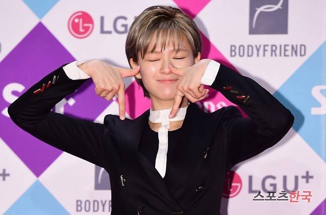 '2016 SAF SBS 연예대상' 레드카펫 행사에 참석한 트와이스 정연. 사진=이혜영 기자 lhy@hankooki.com