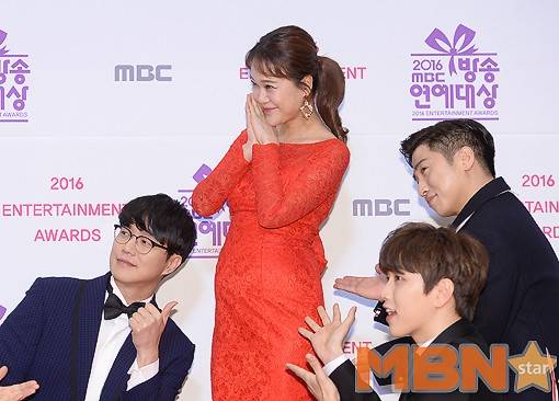 백지영, 연예대상 나들이