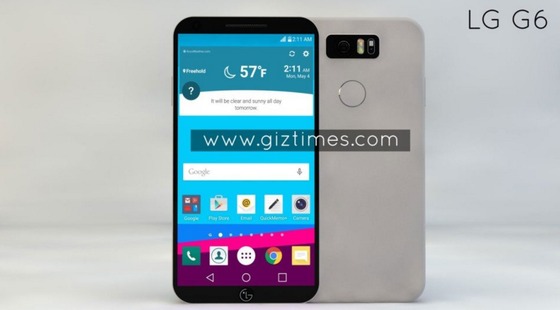 LG전자 상반기 전략폰 'G6' 예상 이미지 © News1