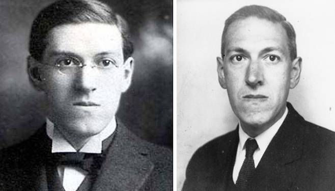 H.P. 러브크래프트 선생의 존안(존박아님). 한결같은 무표정이 시그니처표정입니다.