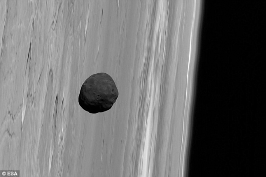 화성의 위성 데이모스와 데이모스에서 떨어져나온 암석