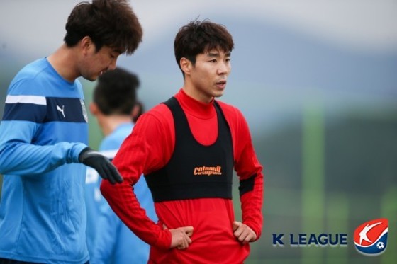 부산 아이파크의 스트라이커 이정협. (한국프로축구연맹 제공) © News1
