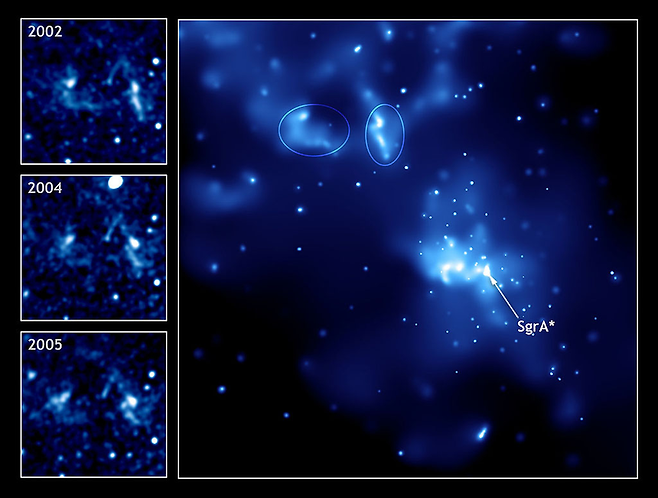 찬드라 엑스레이 관측 위성으로 찍은 궁수자리 A별 ⓒ NASA 제공