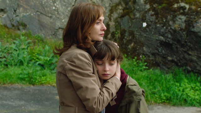 Isabelle Huppert (left) and Themis Pauwels star in “Barrage.” (JIFF)