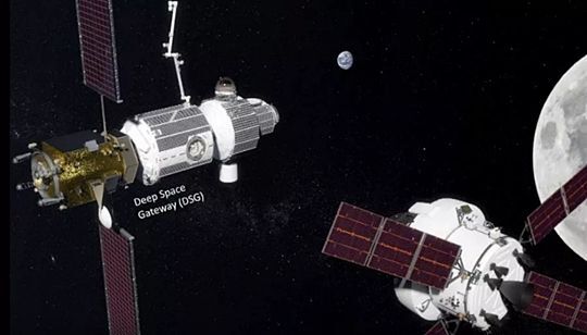 NASA가 달 주변에 화성으로 가는 게이트웨이인 DSG 건설 계획을 밝혔다. (사진=NASA)