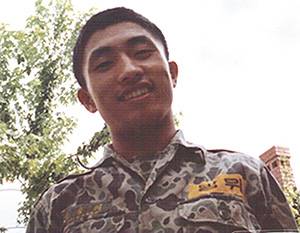 ⓒ성남일보 고 김종태씨는 1980년 광주민주화운동 당시 방위병으로 복무 중이었다.