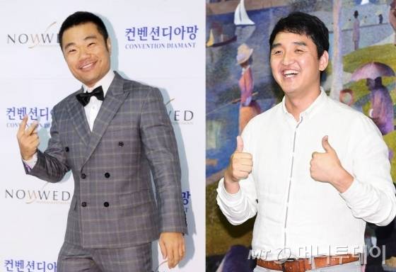 개그맨 정종철(왼쪽)과 임혁필/사진=머니투데이DB, 뉴스1