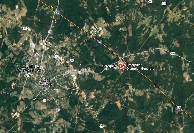 삼성전자의 가전공장이 들어서는 사우스캐롤라이나 뉴베리카운티 지역은 물류 인프라가 발달해 있다.© News1