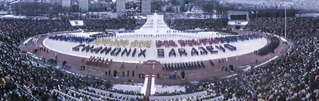 ▲1984년 사라예보 동계 올림픽 개막식. ⓒwikipedia