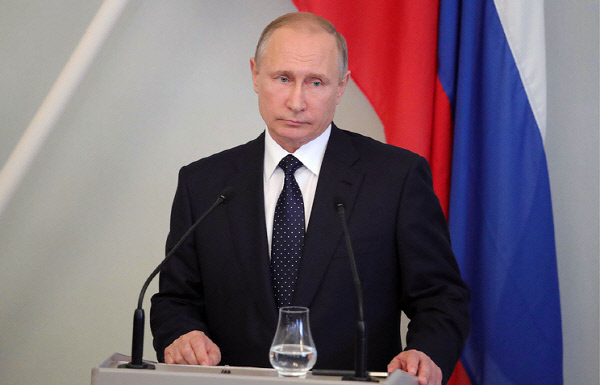 블라디미르 푸틴 러시아 대통령. 타스