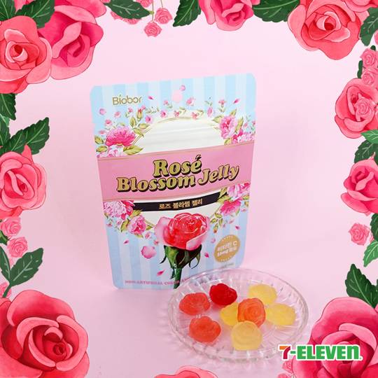 세븐일레븐은 디저트 젤리 '로즈블러썸젤리'를 출시했다.ⓒ세븐일레븐