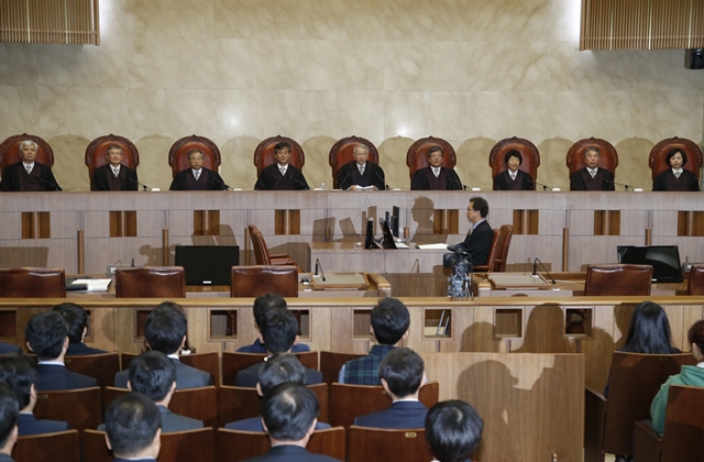 2015년 11월12일 세월호 선장 사건 상고심 선고일, 대법원 전원합의체 재판정. 한겨레 이정아 기자