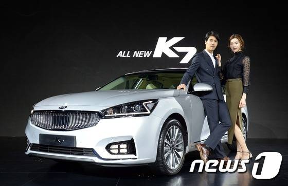 기아차, 풀 체인지 '올 뉴 K7' 출시..사전계약 7500대