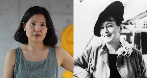 두 여류시인. 최영미(왼쪽)와 도로시 파커.