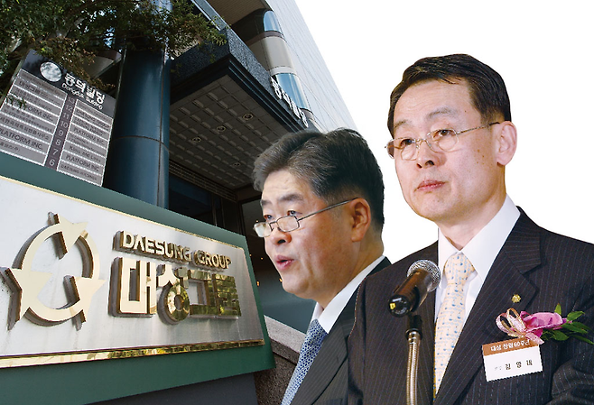 고 김수근 대성그룹 명예회장의 장남 김영대 대성산업 회장(오른쪽)과 삼남 김영훈 대성그룹 회장은 ‘대성’이라는 사명(社名)을 차지하기 위해 법정소송을 벌인 바 있다. © 시사저널 포토·연합뉴스
