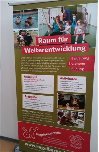 ▲ 독일 케겔베르그 특수학교 소개 현수막. ⓒ박인용