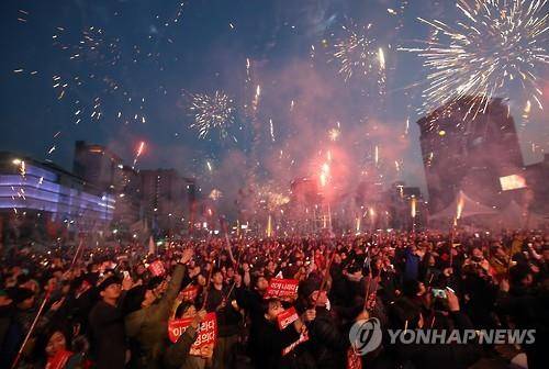 광화문 촛불집회.[연합뉴스 자료사진]